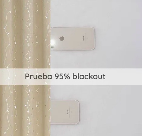 CORTINA BLACKOUT BEIGE - 6