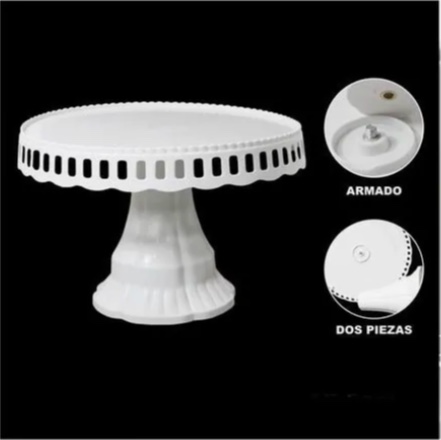 PORTA TORTA BASES BLANCO - 2