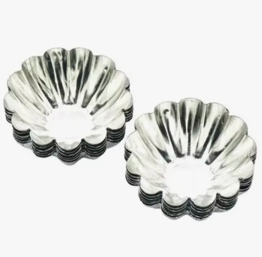 PACK X24 MOLDE MINI TARTALETA ALUMINIO - 1