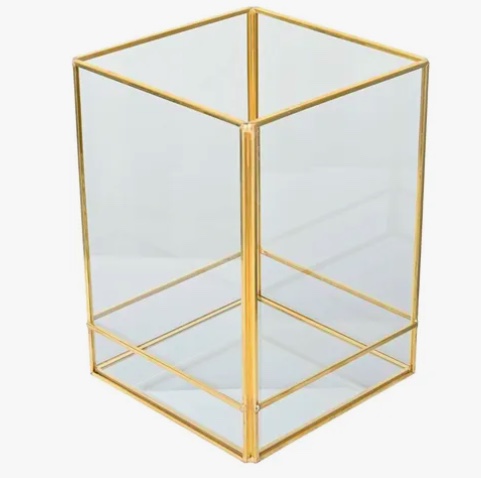 FAROL METAL DORADO - 1