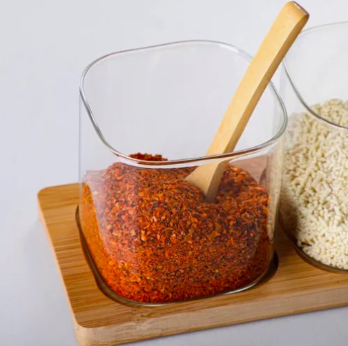 X3 PORTA CONDIMENTERO ESPECIERO BAMBU ORGANIZADOR DE COCINA - 6