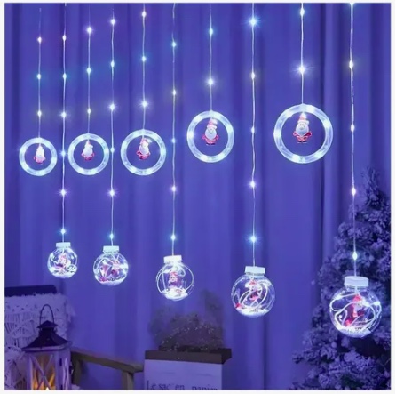 LUCES GUIRNALDA LUCES NAVIDEÑAS CASCADA - 4