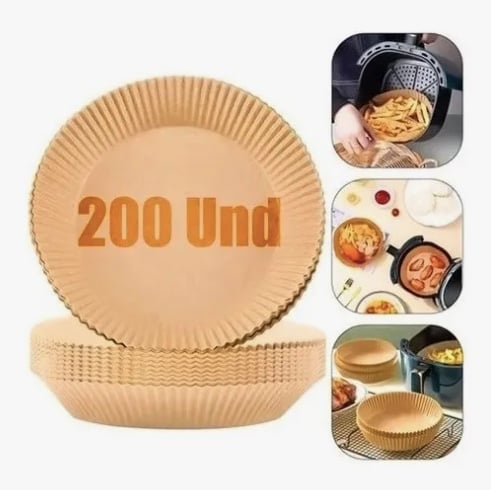 PACK 200 PAPEL ANTIHADERENTE PARA FREIDORA DE AIRE - 1