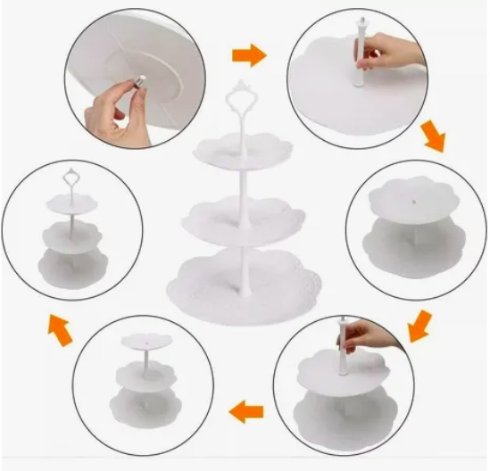 PACK 2 PORTA TORTA BLANCO - 5