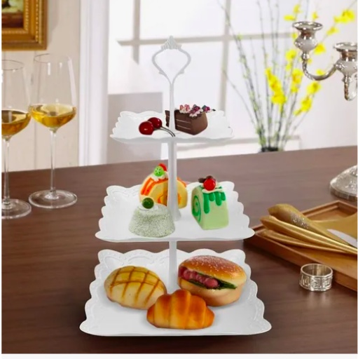 PACK X4 PORTA TORTA BLANCO - 3