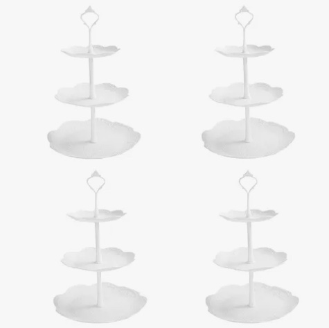 X4 PORTA CUPCAKE BLANCO - 1