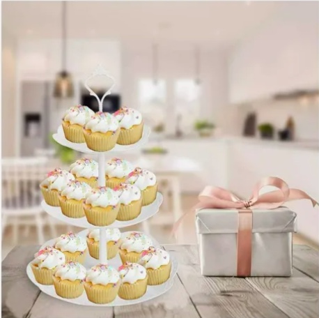 X4 PORTA CUPCAKE BLANCO - 2