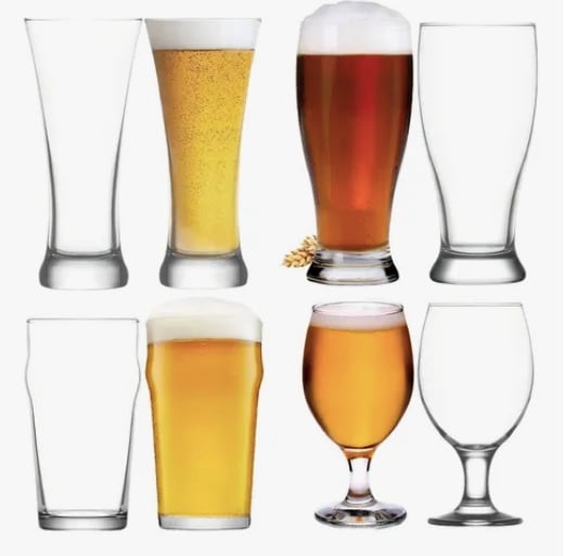 JUEGO DE 8 VASOS DE CERVEZA - 2