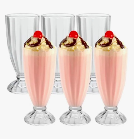 SET DE 6 VASO DE HELADO - 1