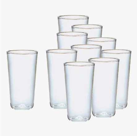 SET VASOS DESECHABLES REUTILIZABLES - 3