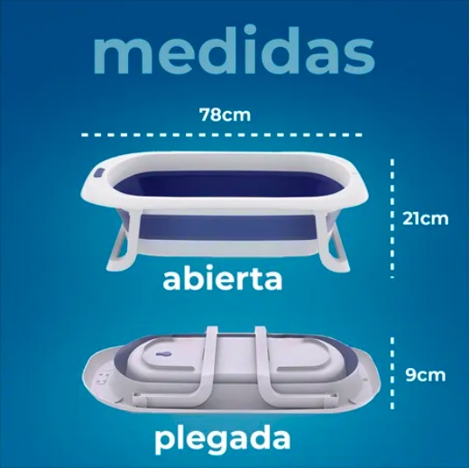 BAÑERA PLEGABLE PARA BEBE ROSADA - 7