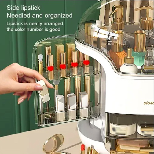 CAJA ORGANIZADOR DE COSME TICOS MAQUILLAJE PORTATIL - 6