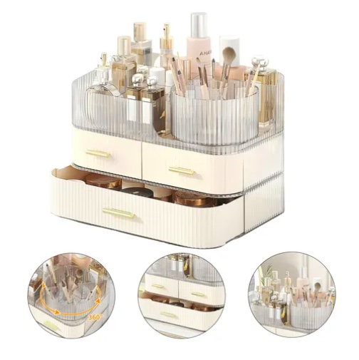 CAJA ORGANIZADOR DE COSME TICOS MULTIUSO - 1