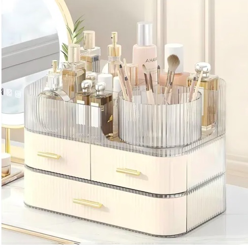 CAJA ORGANIZADOR DE COSME TICOS MULTIUSO - 4