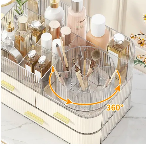 CAJA ORGANIZADOR DE COSME TICOS MULTIUSO - 5