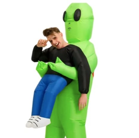 DISFRAZ MARCIANO VERDE XL - 1