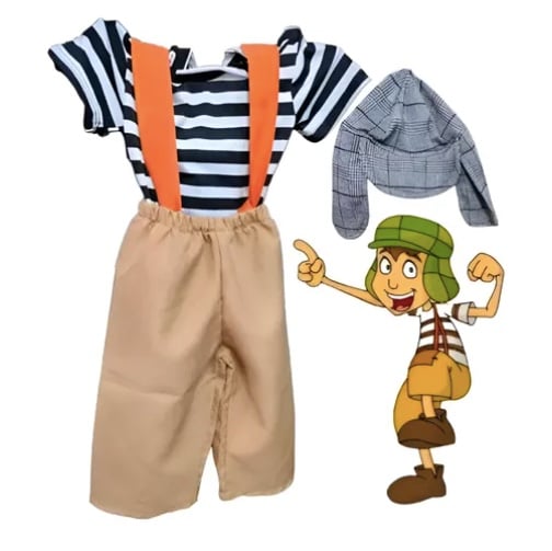DISFRAZ DEL CHAVO DEL OCHO PARA NIÑOS COSPLAY - 1