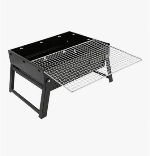 MINI PARRILLERA PLEGABLE DE CARBON PORTATIL - 5