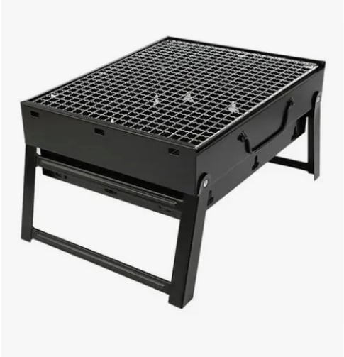 MINI PARRILLERA PLEGABLE DE CARBON PORTATIL - 6