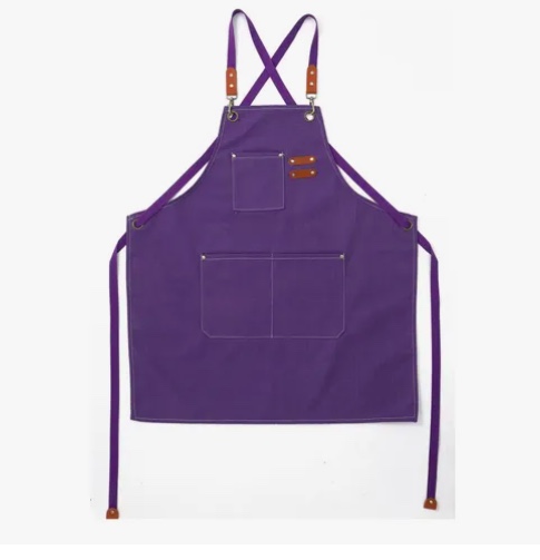 DELANTAL COCINA MORADO - 1