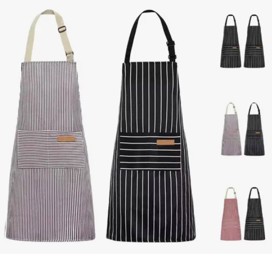 2 PZS MANDIL DELANTAL PARA CHEF - 1