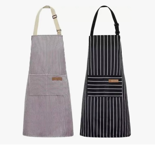 2 PZS MANDIL DELANTAL PARA CHEF - 2