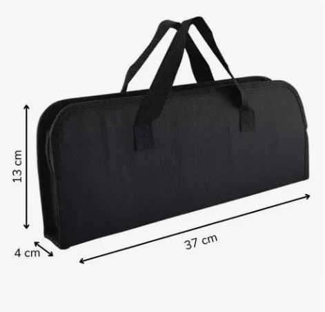 SET PARRILLERO HERRAMIENTAS PROFESIONAL PARA ASADO ESTUCHE - 4