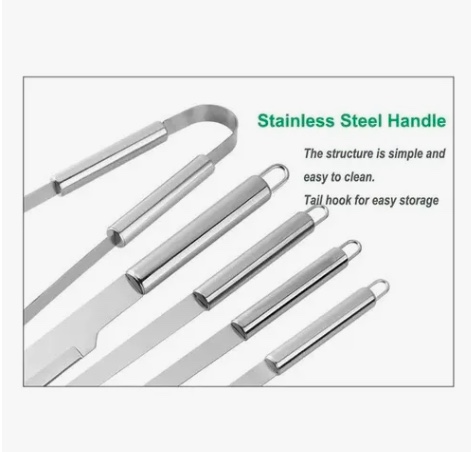 SET PARRILLERO HERRAMIENTAS PROFESIONAL PARA ASADO ESTUCHE - 6