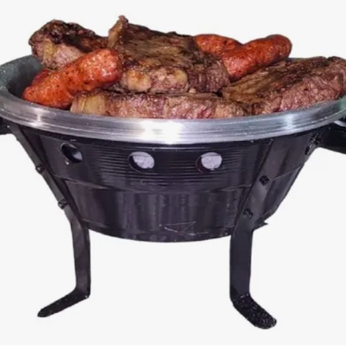 PARRILLA BRASERO DE MESA CON TAPA 30CM - 2