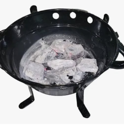 PARRILLA BRASERO DE MESA CON TAPA 30CM - 3