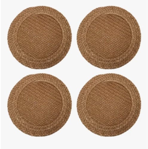 SET 4 INDIVIDUALES DE YUTE DOBLE TRAMA - 1