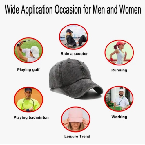 GORRO JOCKEY DESGASTADO BASICO - 5