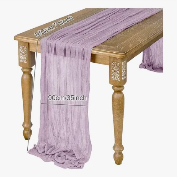 CAMINOS DE MESA GASA ELEGANTE MORADO - 2