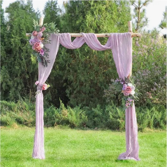 CAMINOS DE MESA GASA ELEGANTE MORADO - 7