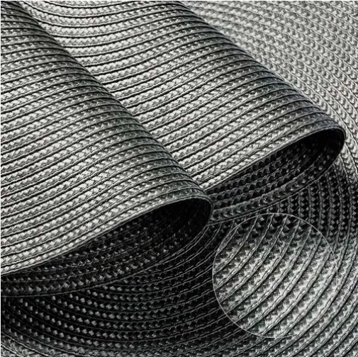 SET 6 MANTELES INDIVIDUALES REDONDOS GRIS - 3