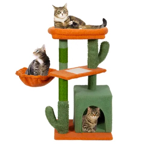 TORRE ARBOL RASCADOR PARA GATOS - 1