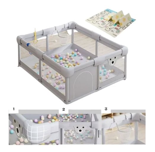 CORRAL CENTRO DE JUEGOS BEBE  CON ACCESORIOS - 2
