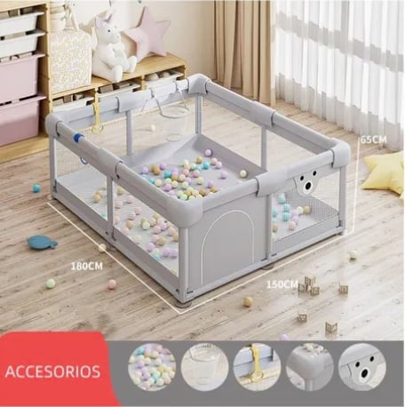 CORRAL CENTRO DE JUEGOS BEBE  CON ACCESORIOS - 4