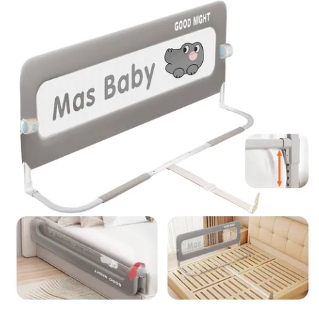 BARANDA CAMA SEGURIDAD BEBE - 1