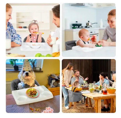 SILLA DE COMER ASIENTO PLEGABLE PARA NIÑOS - 4