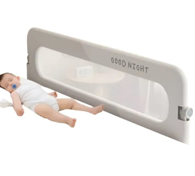 BARANDA DE CAMA SEGURIDAD PARA BEBE PLEGABLE - 1