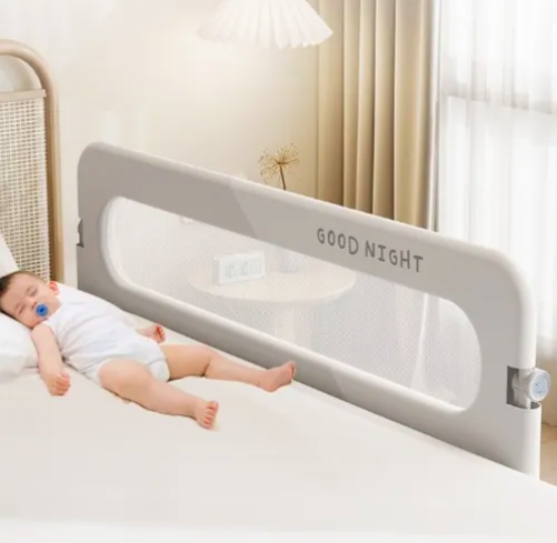 BARANDA DE CAMA SEGURIDAD PARA BEBE PLEGABLE - 2