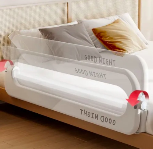 BARANDA DE CAMA SEGURIDAD PARA BEBE PLEGABLE - 3