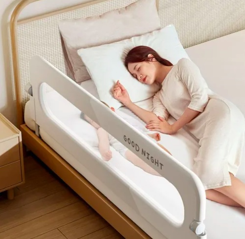 BARANDA DE CAMA SEGURIDAD PARA BEBE PLEGABLE - 4