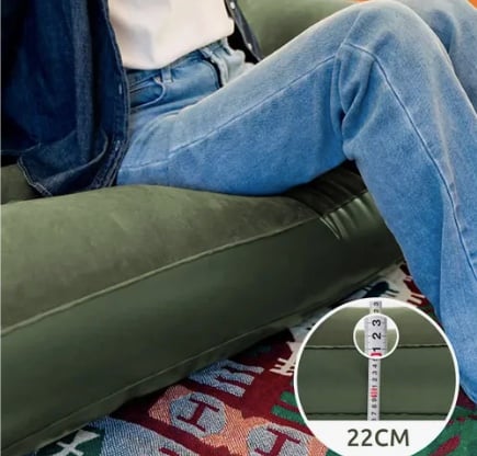 COLCHON INFLABLE INDIVIDUAL 1 PLAZA CON ALMOHADA - 3