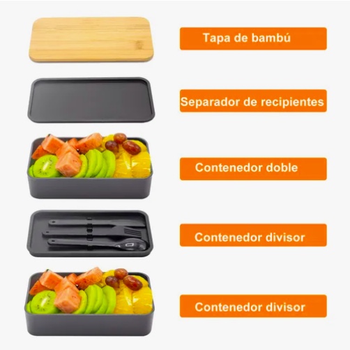 BOLSO LONCHERA TE RMICA  SET PORTATIL - 2