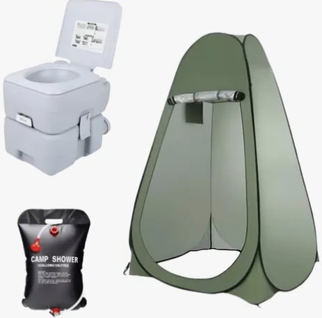 CARPA BAÑO VESTIDOR + BAÑO QUIMICO + 1 DUCHA SOLAR 20LTS - 3