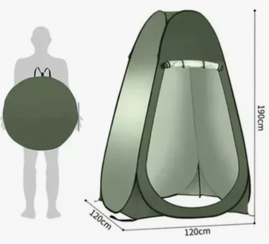 CARPA BAÑO VESTIDOR + BAÑO QUIMICO + 1 DUCHA SOLAR 20LTS - 4