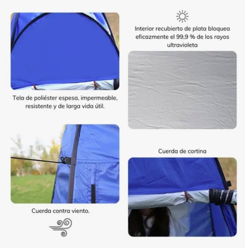 SET CARPA BAÑO CAMPING - 5