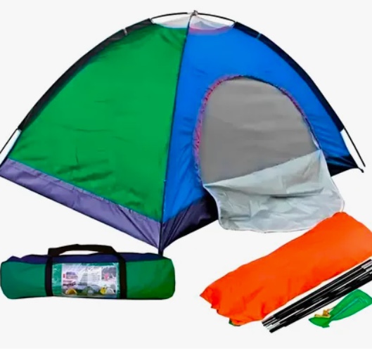 CARPA 2 PERSONAS CARPA IMPERMEABLE VERDE - 1